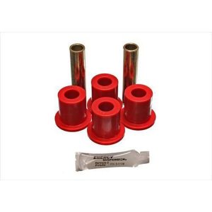 Energy Suspension Rear Leaf Spring Bushing Set (Red) - 4.2128R