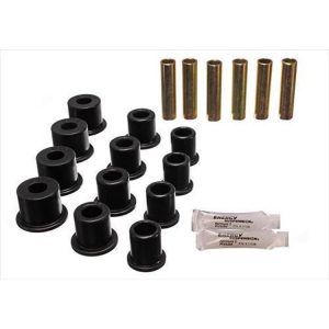 Energy Suspension Rear Leaf Spring Bushing Set (Black) - 4.2134G