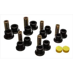 Energy Suspension Rear Leaf Spring Bushing Set (Black) - 4.2147G