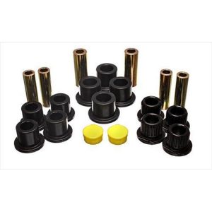 Energy Suspension Rear Leaf Spring Bushing Set (Black) - 4.2149G
