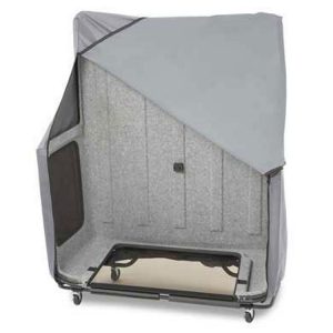Bestop Rolling Hardtop Storage Cart in Black - 42806-01