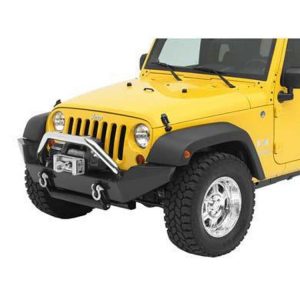 Bestop HighRock 4x4 Tubular Steel Grille Guard in Black (Black) - 42915-01