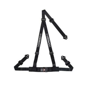 Corbeau 2 Inch Lap and 3-Point Harness Belt Bolt-In (Black) - 43001B