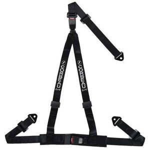 Corbeau 2 Inch 3-Point Lap and Harness Belt Bolt-In (Black) - 43201B