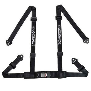 Corbeau 2 Inch Lap and 4-Point Harness Belt Bolt-In (Black) - 44001B