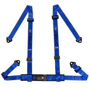 Corbeau 2 Inch Lap and 4-Point Harness Belt Bolt-In (Blue) - 44005B