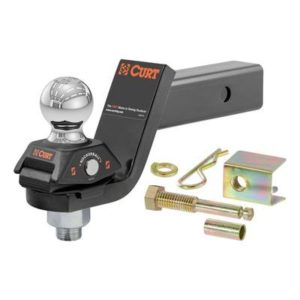 Curt Rockerball Cushion Hitch with 2" Trailer Ball and 3" Drop - 45143