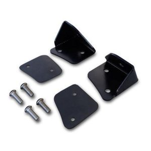 Poison Spyder Lower A-Pillar Light Mount Set (Black ) - 45-28-RDA