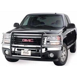 Westin Sportsman 1-Piece Grille Guard (Polished) - 45-3780