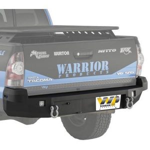Warrior Rear Bumper with D-RingTabs (Black) - 4550