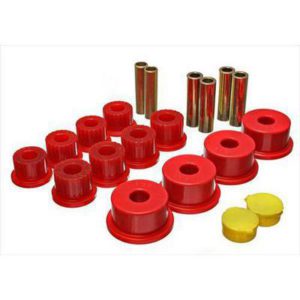 Energy Suspension Rear Leaf Spring Bushing Set (Red) - 5.2109R