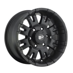 Pro Comp 01 Series Raven, 17x8 Wheel with 6 on 5.5 Bolt Pattern - Satin Black - 5001-7883