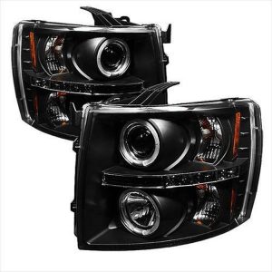 Spyder Auto Group Halo LED Projector Headlights (Black) - 5009494