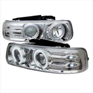 Spyder Auto Group CCFL LED Projector Headlights (Clear) - 5009586