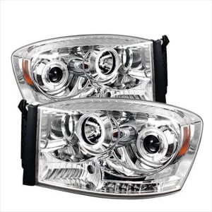 Spyder Auto Group Halo LED Projector Headlights (Clear) - 5010018