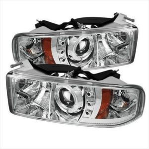 Spyder Auto Group Halo LED Projector Headlights (Clear) - 5010094