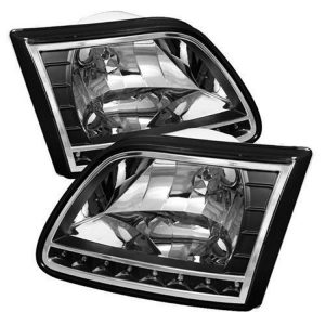 Spyder Auto Group Crystal Headlights (Black) - 5017604
