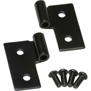 Kentrol Black Powder Coated Stainless Steel Lower Door Hinges (Black Stainless Steel) - 50407
