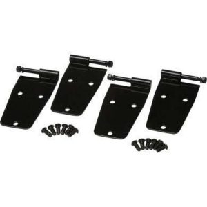 Kentrol Hardtop Door Hinge Set (Black Stainless Steel) - 50474