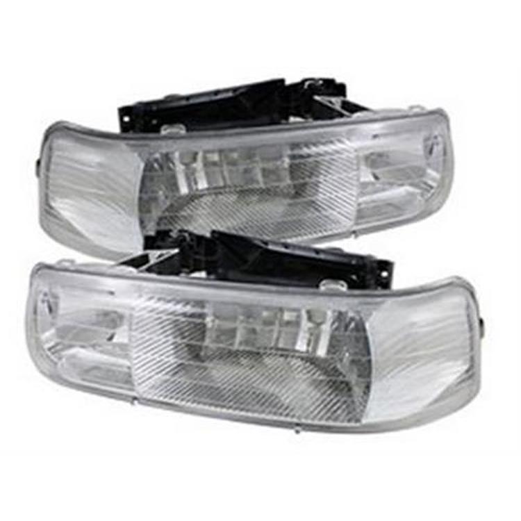Spyder Auto Group Amber Crystal Headlights (Chrome) - 5064264