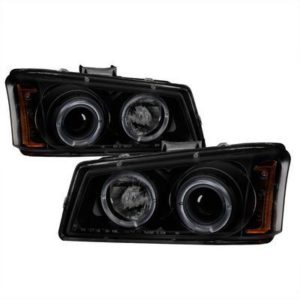 Spyder Auto Halo LED Projector Headlights (Black Smoke) - 5078315