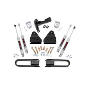 Rough Country 3" Ford Suspension Lift Kit with Lift Blocks and N3 Shocks - 509.20