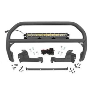 Rough Country Nudge Bar with 20" LED Light Bar (Black) - 51043