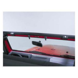 Bestop Quick Detach Windshield Header in Black - 51238-01