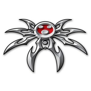 Poison Spyder Spyder Logo Hood Decal in Knife Blade (Multi) - 51-46-011-KB