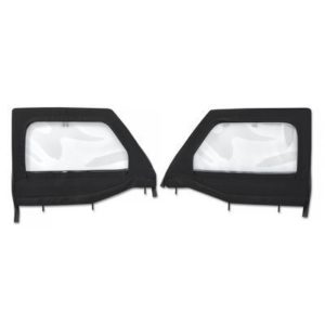 Bestop Highrock 4x4 Element Front Upper Half Doors (Black Twill) - 51742-17