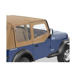 Bestop Replacement Upper Half Doorskins in Spice Denim - 53120-37