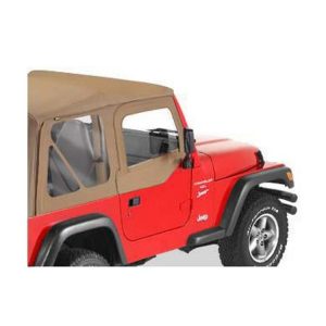 Bestop Replacement Upper Half Doorskins in Spice Denim - 53121-37