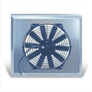 Flex-A-Lite Electric Cooling Fan w/28 Inch x 19.5 Inch x 4.5 Inch Aluminum Shroud 16 Inch Fan Hole Incl. Mountin - 53628