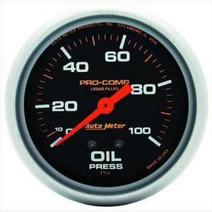Auto Meter Pro-Comp Liquid-Filled Mechanical Oil Pressure Gauge - 5421