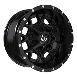 TIS Offroad 549B Series Wheel, 18x9 with 5 on 5/5 on 4.5 Bolt Pattern - Satin Black - 549B-8900510