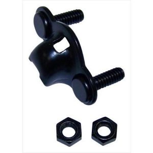 Crown Automotive Upper Hood Catch Bracket (Black) - 55009343