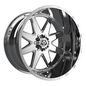 TIS Offroad 551P Series Wheel, 22x12 with 5 on 5/5 on 5.5 Bolt Pattern - Polished - 551P-2220944