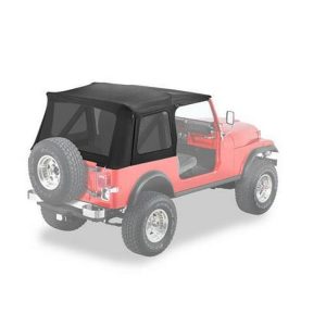Bestop Supertop Skin with Tinted Windows without Doors (Black Denim) - 55729-15