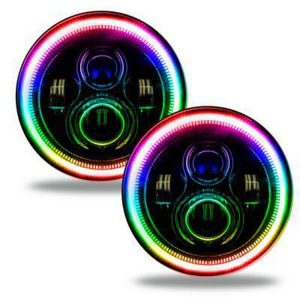 Oracle Lighting 7" High Powered LED Headlights (ColorSHIFT WIFI) - 5769-331