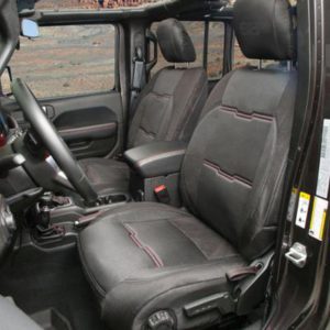 Smittybilt GEN2 Neoprene Front and Rear Seat Cover Kit (Black/Black) - 577101
