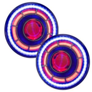 Oracle Lighting Oculus 7" Switchback Bi-LED Projector Headlights (ColorSHIFT with No Controller) - 5876-334