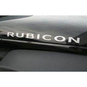 Jeep Rubicon Hood Decal (Silver) - 5JC82CA1AA