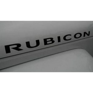 Jeep Rubicon Hood Decal (Black) - 5JC82GX9AA