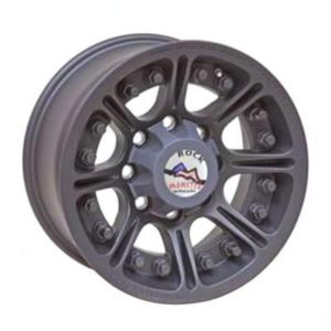 Hutchinson D.O.T. Beadlock, 17x8.5 with 8 on 6.5 Bolt Pattern - Black - 60669-017-1