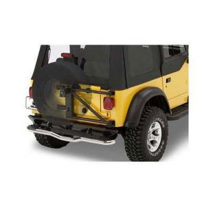 Bestop HighRock 4x4 Oversize Tire Carrier in Black - 61960-01
