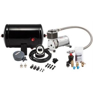 Kleinn Train Horns Sealed 130 psi compressor w/ 1 gallon air tank - 6270