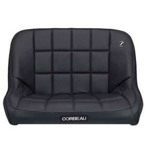 Corbeau Baja 36 Inch Bench Suspension Seat (Black) - 63401