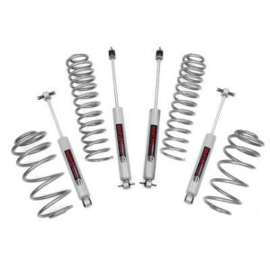 Rough Country 2.5" Jeep Suspension Lift Kit with Coil Springs and N3 Shocks - 653.20