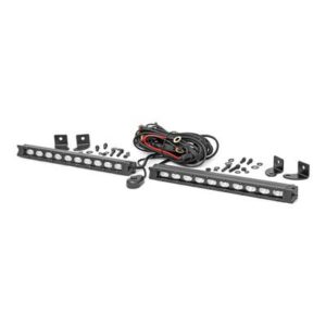 Rough Country 10" Slimline Cree LED Light Bar Kit (Black) - 70410ABL