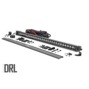 Rough Country Black Series 30" Cree LED Light Bar with Cool White DRL - 70730BLDRL